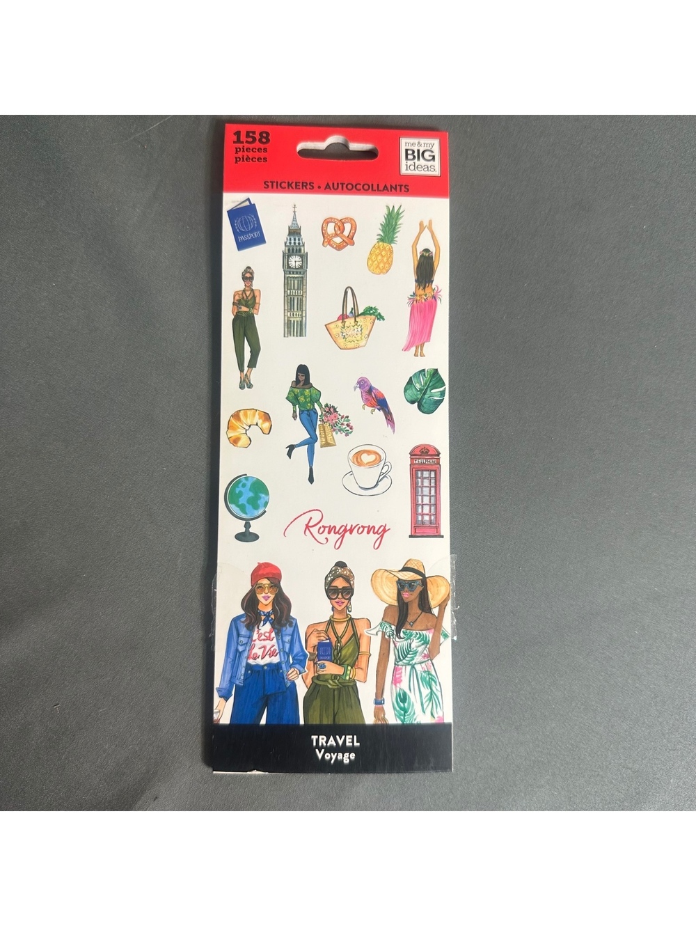 The Happy Planner Travel Sticks 158 Pcs